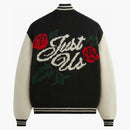 Kith Wyona Full Zip Varsity Sweater Black