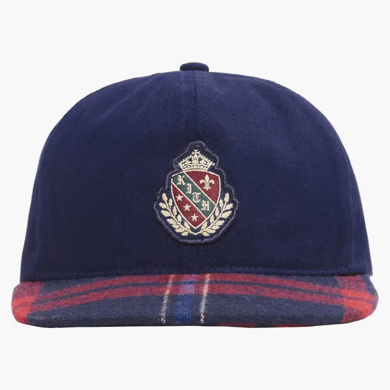 Kith para Bergdorf Goodman Wreath Long Bill Cap Navy