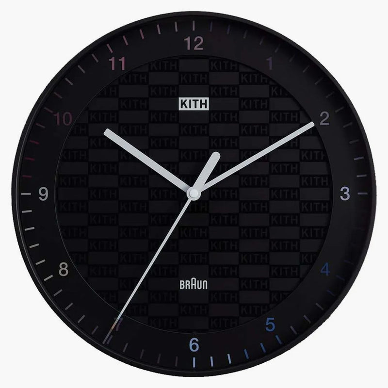 Kith pro Braun BC17 Wall Clock Black
