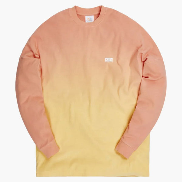 Kith For Lucky Charms Dip Dye L/s Tee Orange/yellow