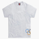 Kith For Team Usa 5 Rings Howard Tee Light Heather Grey