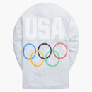 Kith For Team Usa 5 Rings L/s Spirit Tee Light Heather Grey