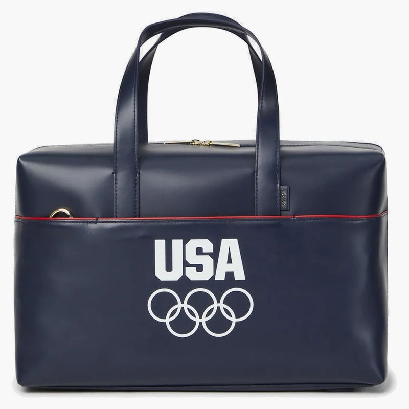 Kith för Team USA & Away Leather Everywhere Bag Navy