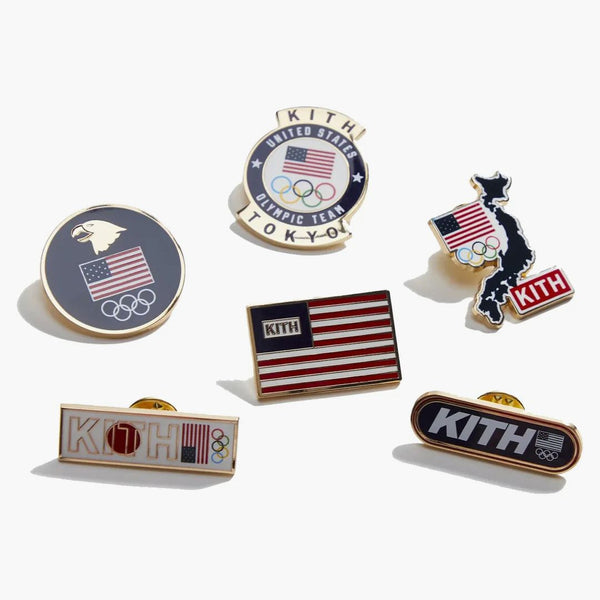 Kith for Team USA Pins Set Multi