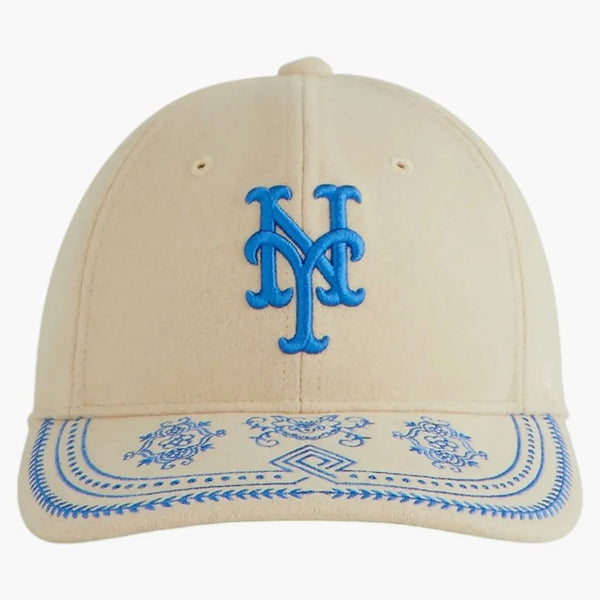 Kith X ‘47 New York Mets Embroidered Franchise Ls Cap Sandrift