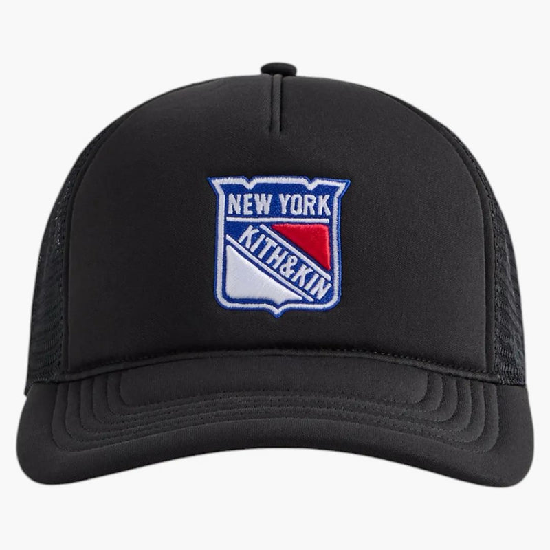 Kith X 47 New York Rangers Trucker Cap Black