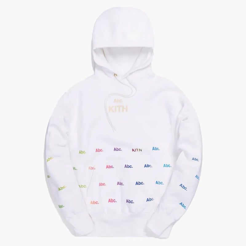 Kith X Advisory Board Crystals Holograph Hoodie White