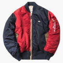 Kith X Alpha Industries Ma-1 Bomber Navy/red/olive