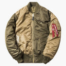 Kith X Alpha Industries Ma-1 Bomber Olive/coyote/tan