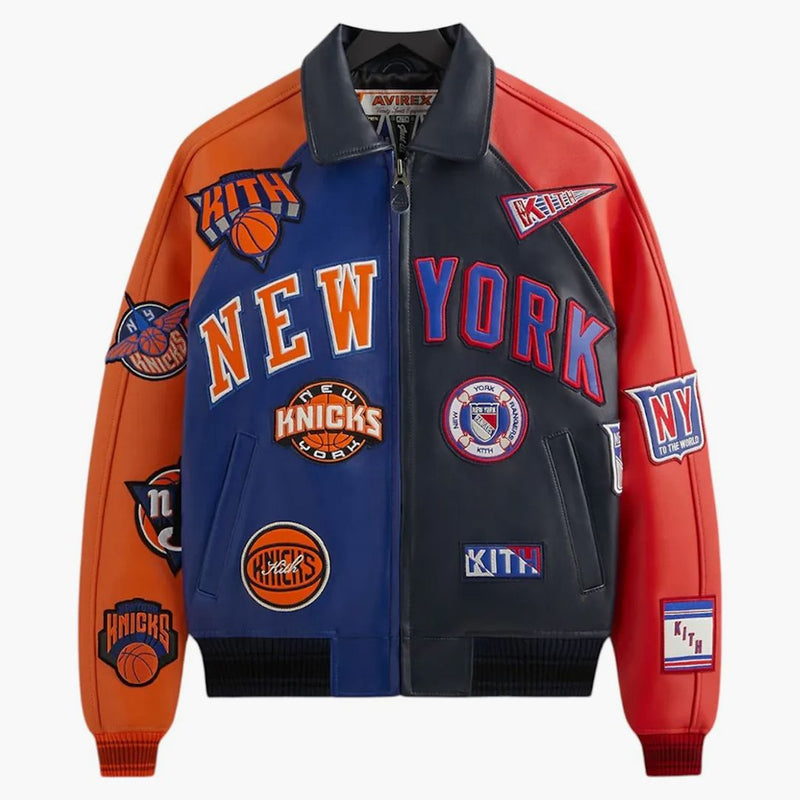 Kith X Avirex For Madison Square Garden Sports Icon Jacket Multi