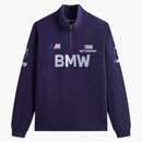 Kith X Bmw Cable Fleece Quarter Zip Techno Violet
