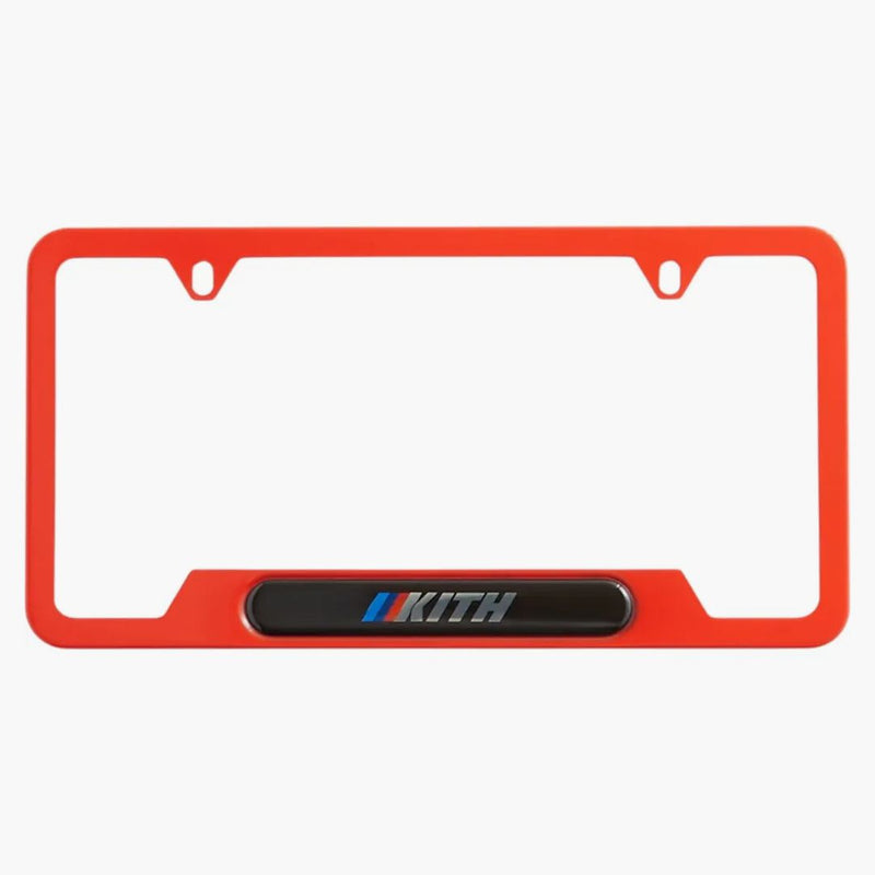 Kith X BMW Car Plate Cinnabar