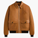 Kith X Bmw Leather Hawthorne Flight Jacket Desert