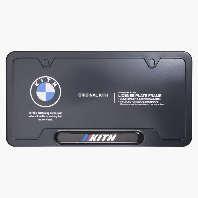 Kith x BMW Ramka tablica rejestracyjna czarna