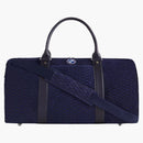 KITH X BMW Monogram Suede Duffle Bag Techno Violet