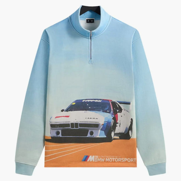 Kith X Bmw Retro Vintage Quarter Zip White