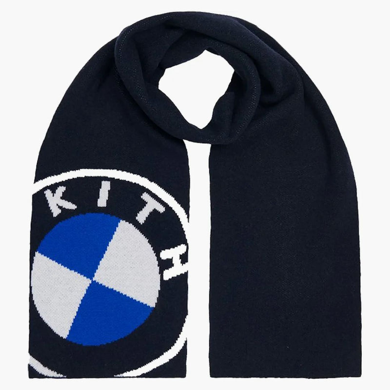 KITH X BMW Roundel Knit Scarf Black