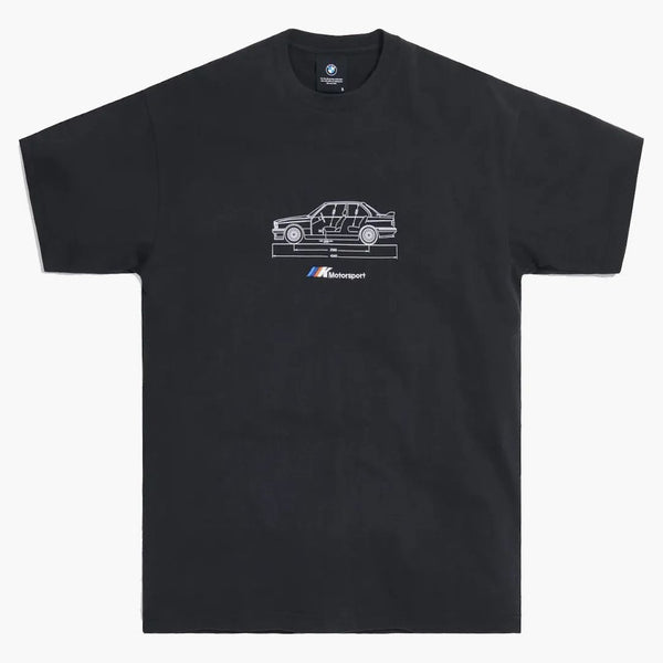 Kith X Bmw Side Dimensions Tee Black