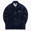 Kith X Bmw Velour Coaches Jacket Navy