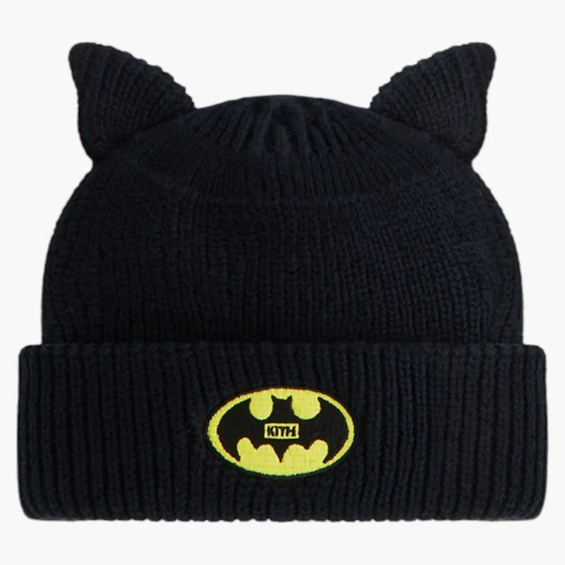 Kith X Batman Baby Bat ear beanie black