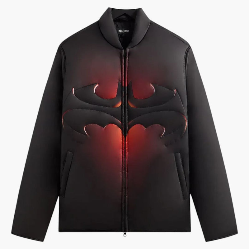 Kith X Batman Brixton Quilted Puffed Jacket Black