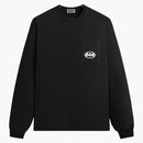 Kith X Batman History Vintage Pocket Long Sleeve Tee Black