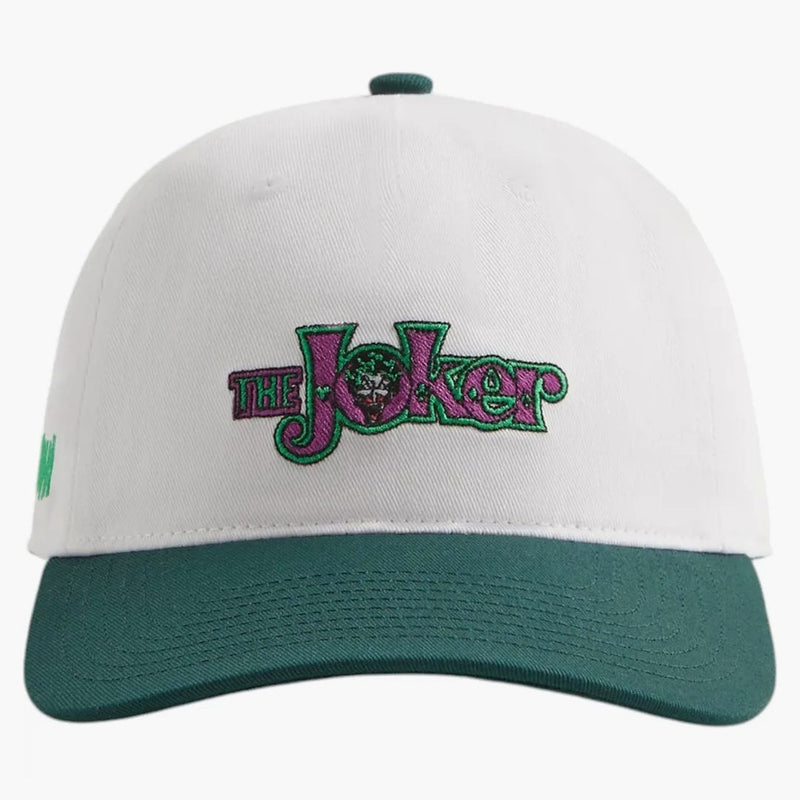 KITH X Batman Joker Till Low Pinch Crown Snapback Cap White