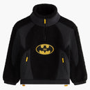 Kith X Batman Kids Quarter Zip Sherpa Jacket Black