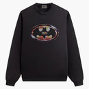 Kith X Batman Logo Vintage Nelson Crewneck Black