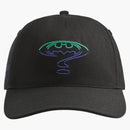 KITH X Batman Riddle Till Low Pinch Crown Snapback Cap Black