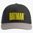 Kith X Batman Twill Two Tone Pinch Crown Snapback Cap Black