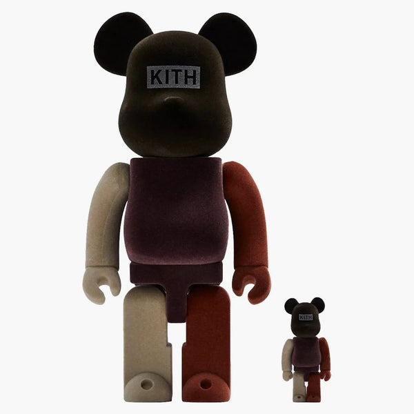 KITH X Bearbrick Monday Program Vol. 3 100% & 400% set Flocked