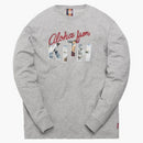 Kith X Coca-cola Aloha L/s Tee Heather Grey