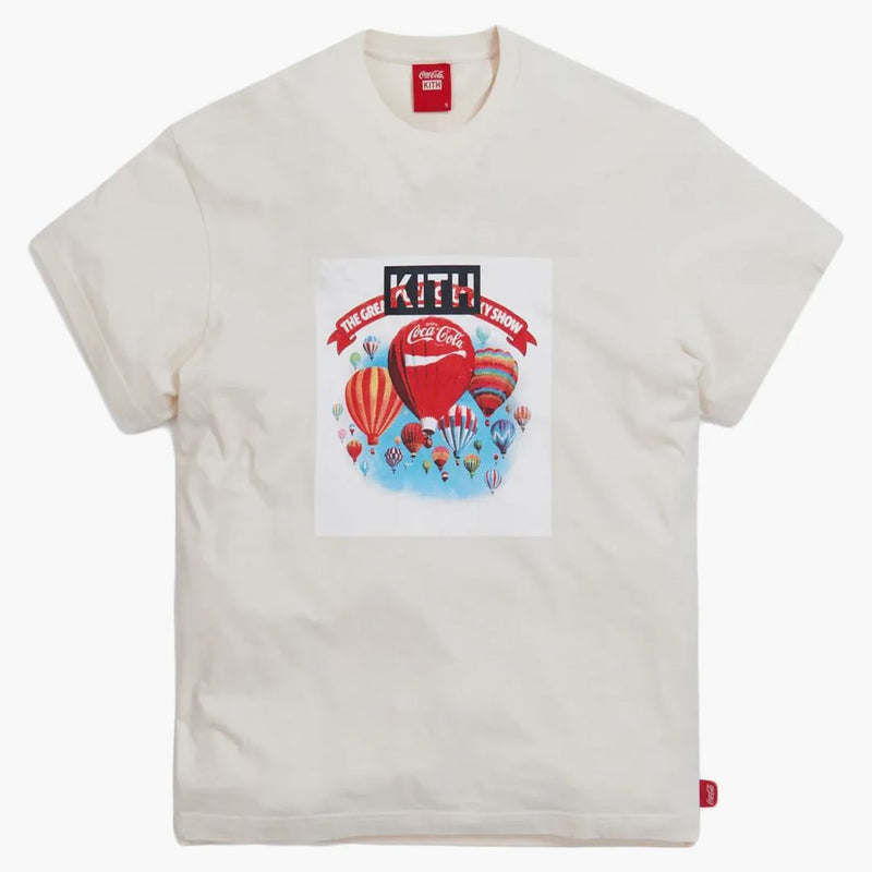 Kith X Coca-cola Balloon Vintage Tee Ivory
