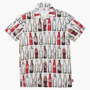 Kith X Coca-cola Bottles Camp Button Up White