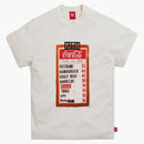 Kith X Coca-cola Menu Vintage Tee Ivory