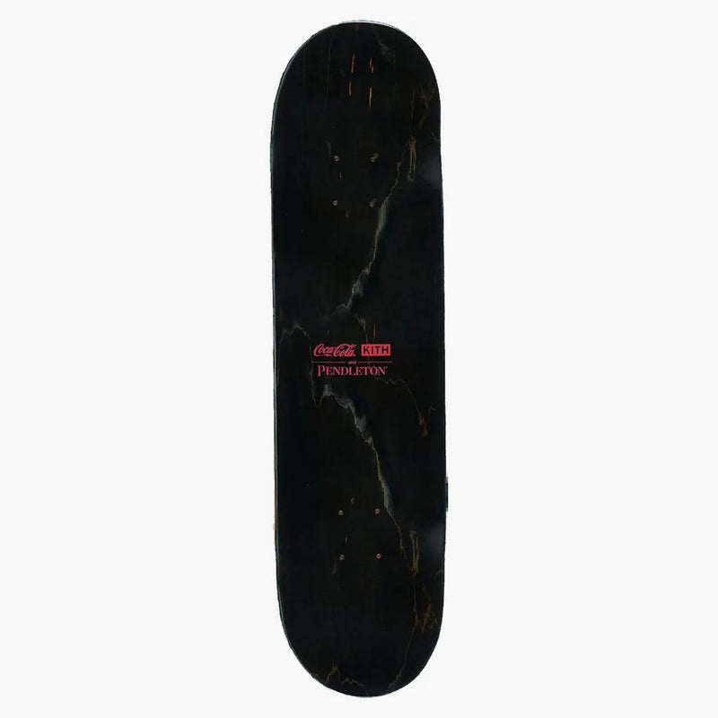 Kith X Coca Cola Pendleton Logo Skateboard Deck Tucson Teal