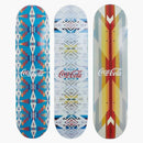 Kith X Coca Cola Pendleton Skateboard Tuscan Teal/ White Sand/ Wyeth Trail Set