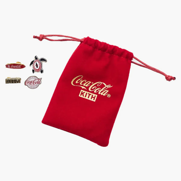 KITH X Coca-Cola Pin Set Red