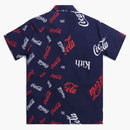 Kith X Coca-cola Printed Camp Collar Shirt Navy