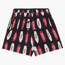 Kith X Coca-cola Surf Board Print Hardaway Shorts Black