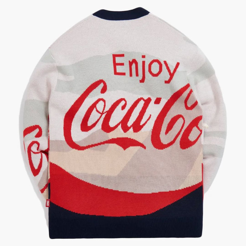 Kith X Coca-cola X Mitchell & Ness Coke Mountains Cardigan Multi