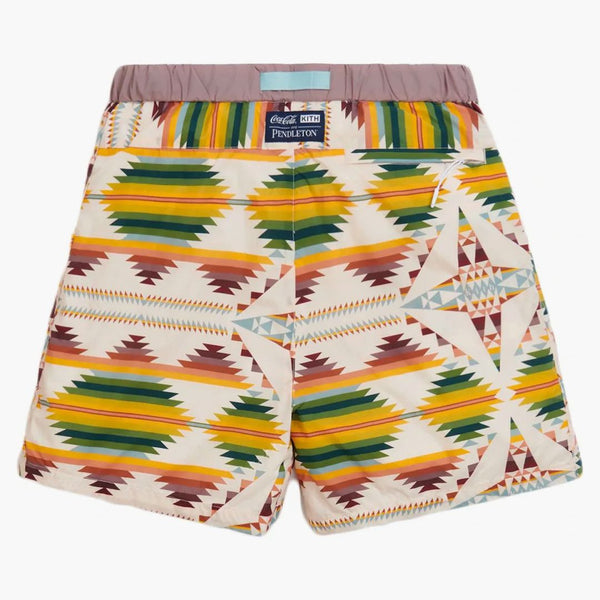 Kith X Coca-cola X Pendleton Swim Short Beige/multi