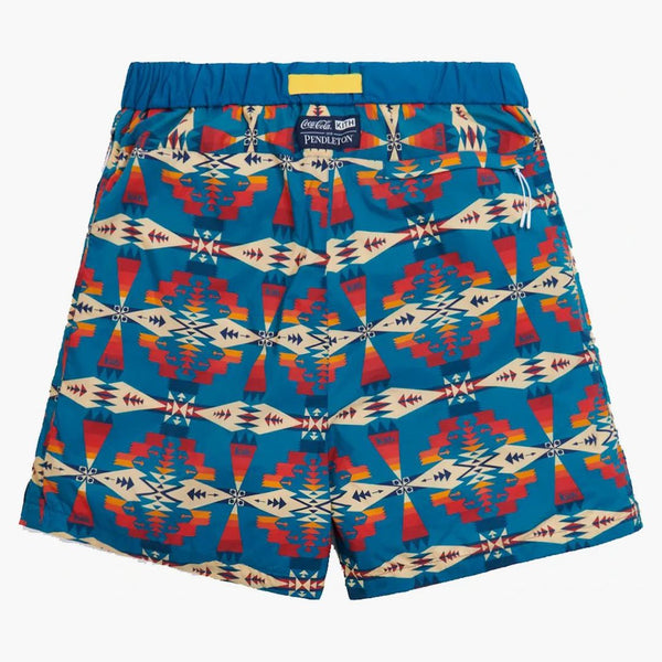 Kith X Coca-cola X Pendleton Swim Short Teal/multi