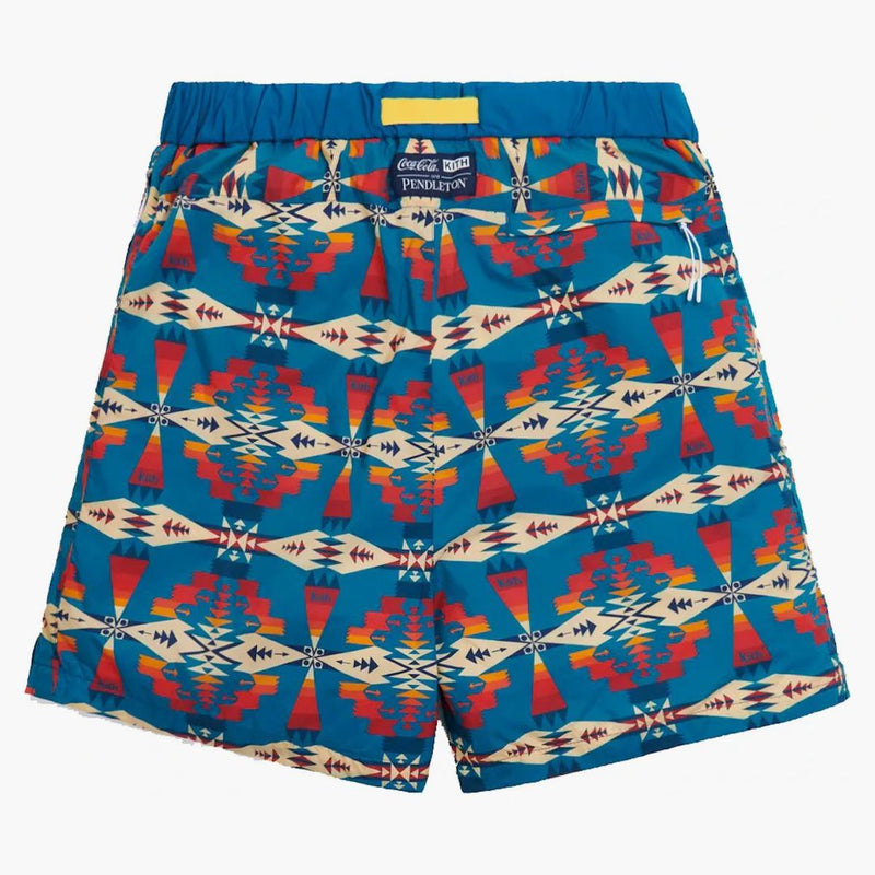 KITH X Coca-Cola X Pendleton Swim Short Teal/Multi