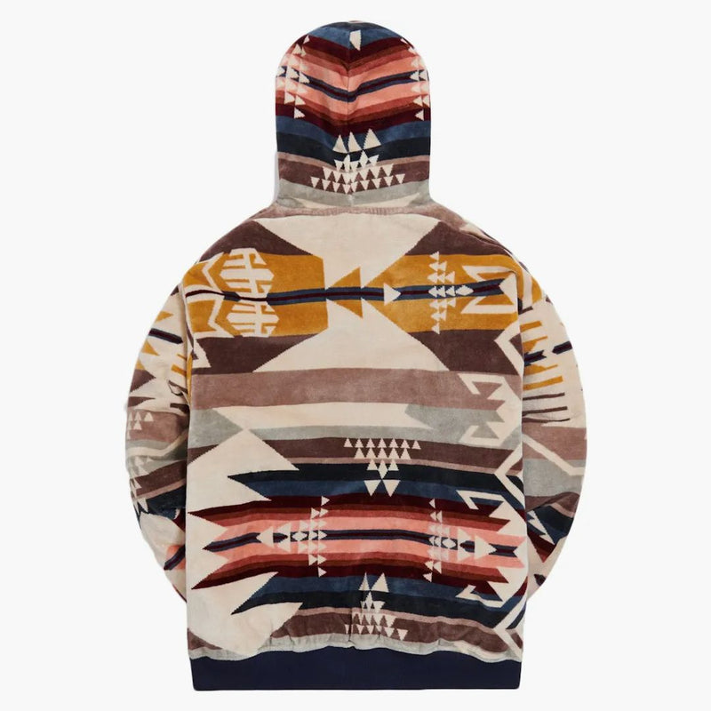 KITH X Coca-Cola X Pendleton Terry Williams 3 Hoodie Ivory/Multi