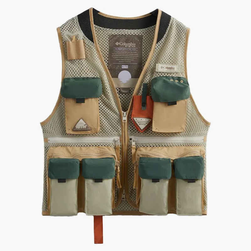 Kith x Columbia Pfg Cool Creek Vest Light Aloe