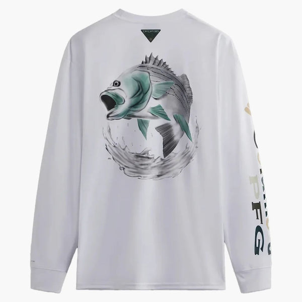 Kith X Columbia Pfg Terminal Tackle Long Sleeve Shirt White