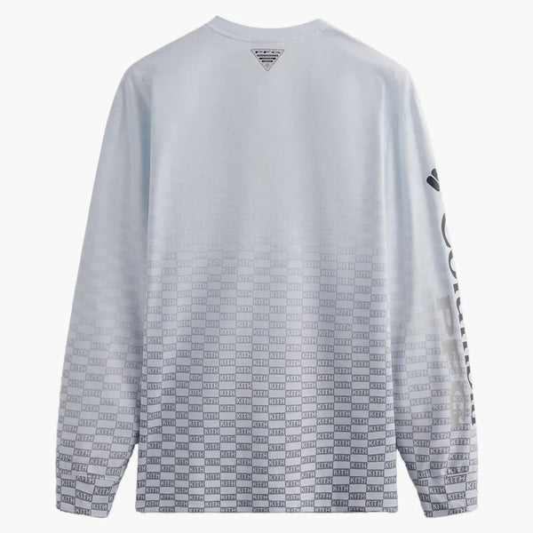 Kith X Columbia Pfg Terminal Tackle Long Sleeve Shirt White Gradient
