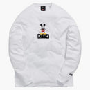 Kith X Disney 30s Mickey Standing Classic Logo L/s Tee White